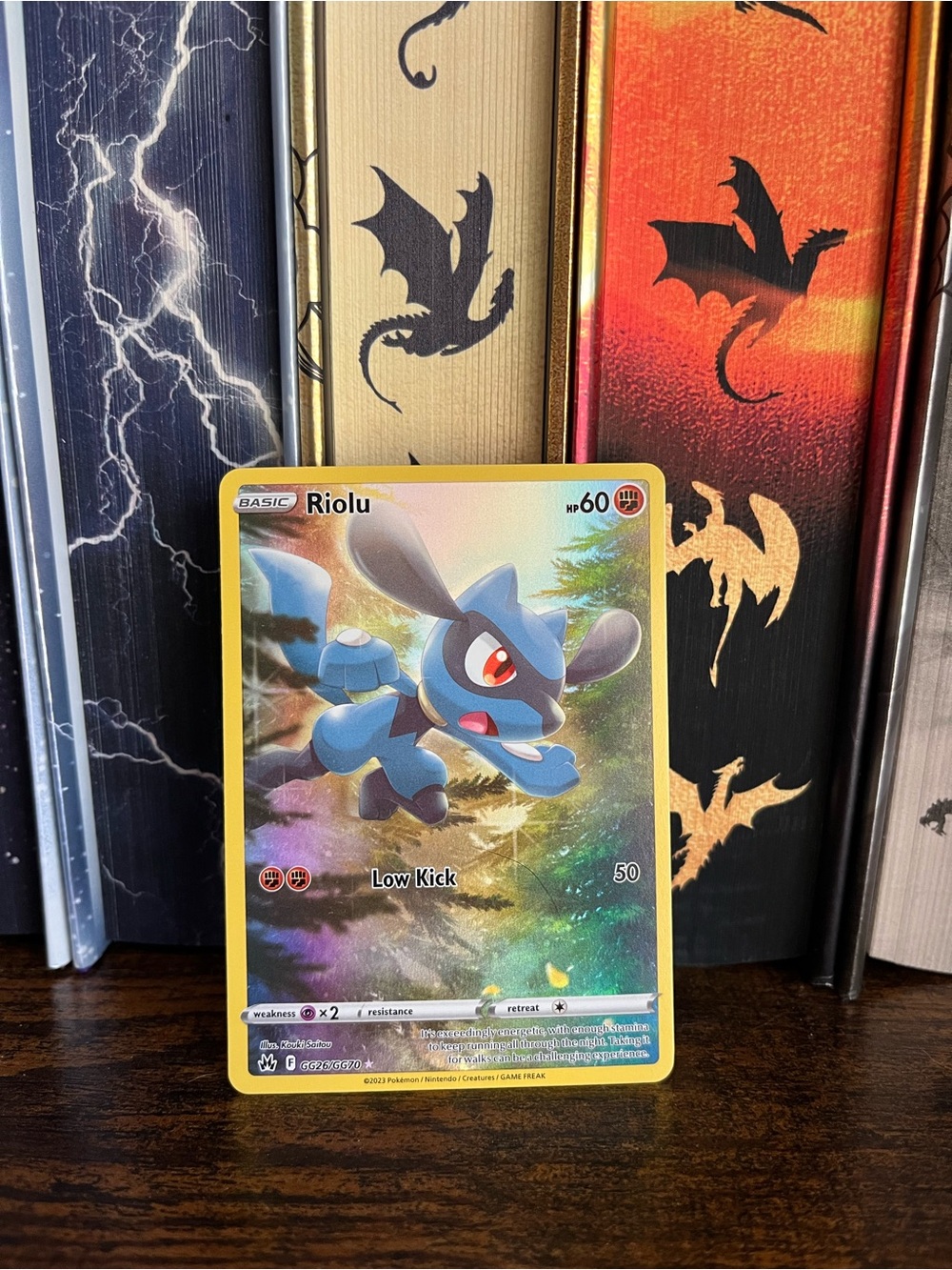 Riolu Pokemon Crown Zenith Galarian Gallery Card GG26/GG70